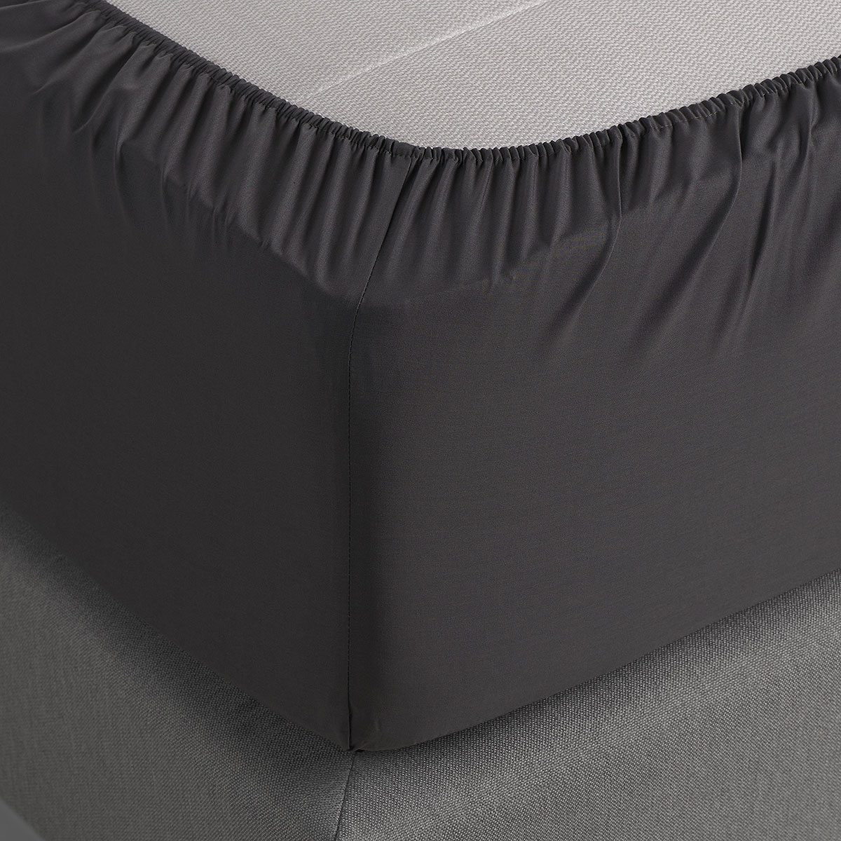 SÁBANAS ROSEN SUPERKING 180 HILOS CHARCOAL LISA - 4