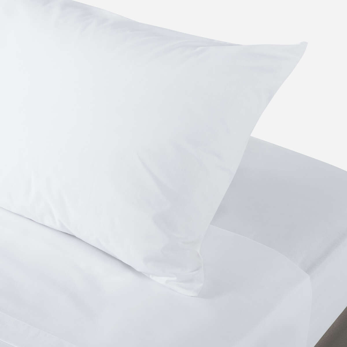 SÁBANAS ROSEN 1.5 PLAZAS 180 HILOS BLANCO LISA - 3