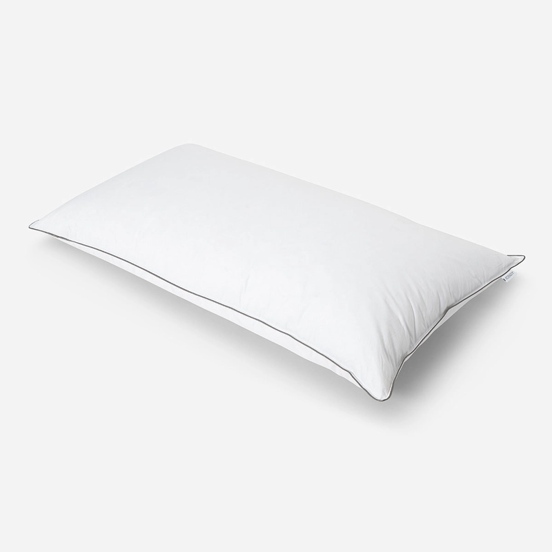 SET 2 ALMOHADAS PLUMA NATURAL S/FUELLE KING 50X90 CM - 2