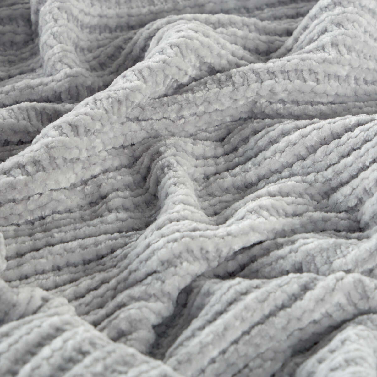 MANTA ROSEN TEJIDA KIDS 140 X 100 CM ALGODÓN GRIS - 2