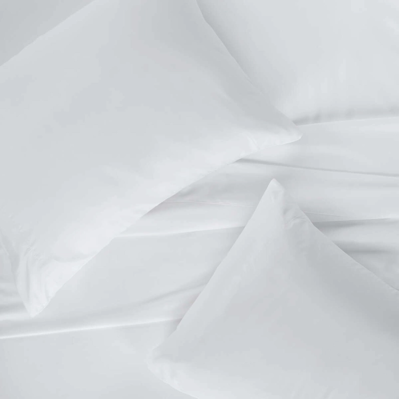 SÁBANAS ROSEN 2 PLAZAS 155 HILOS MICROFIBRA BLANCO BLANCA - 2