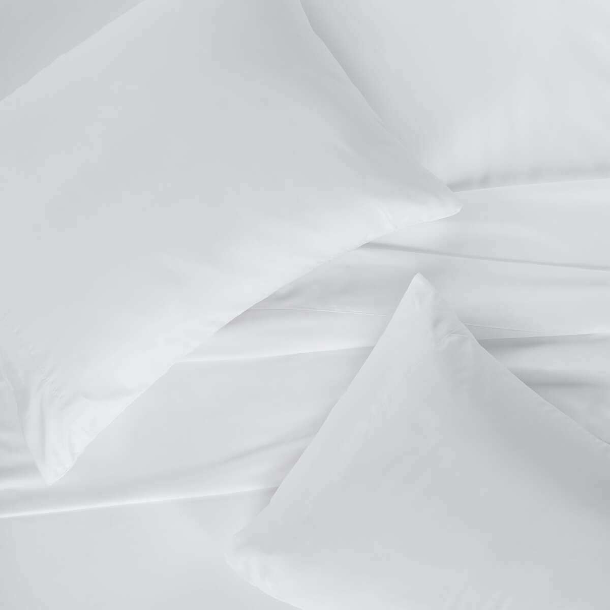 SÁBANAS ROSEN 2 PLAZAS 155 HILOS MICROFIBRA BLANCO BLANCA - 2