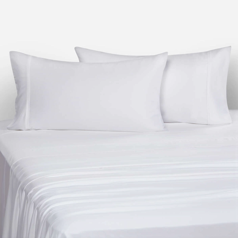SABANA 400 HILOS BAMBU LISA AME BLANCA KING - 1