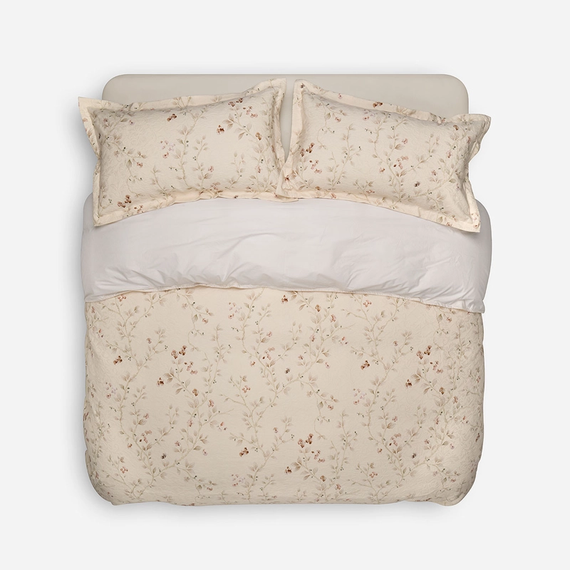 FUNDA PLUMON ALGODON TIMELESS SIGNAU BEIGE SUPER KING - 1