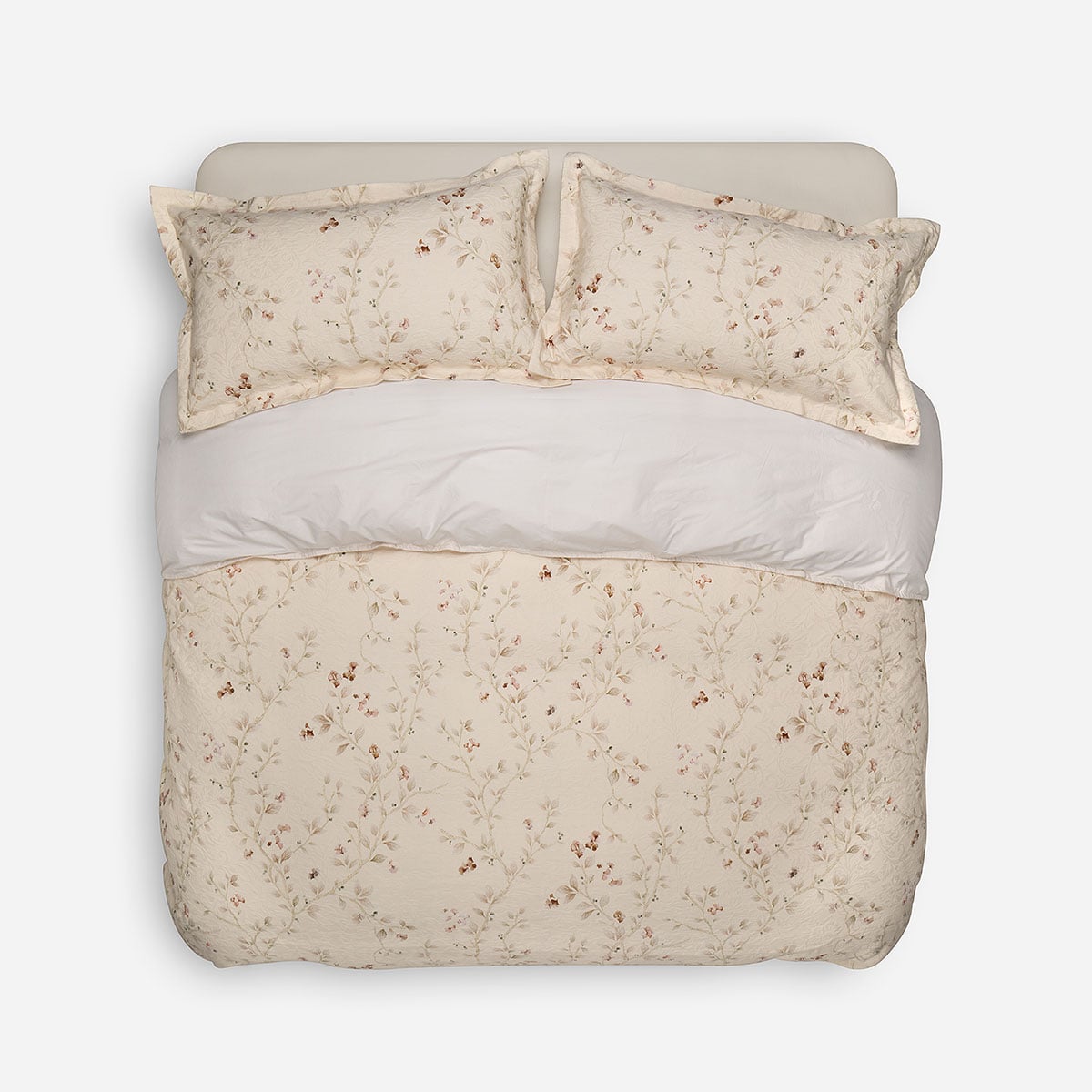 FUNDA PLUMON ALGODON TIMELESS SIGNAU BEIGE KING - 1