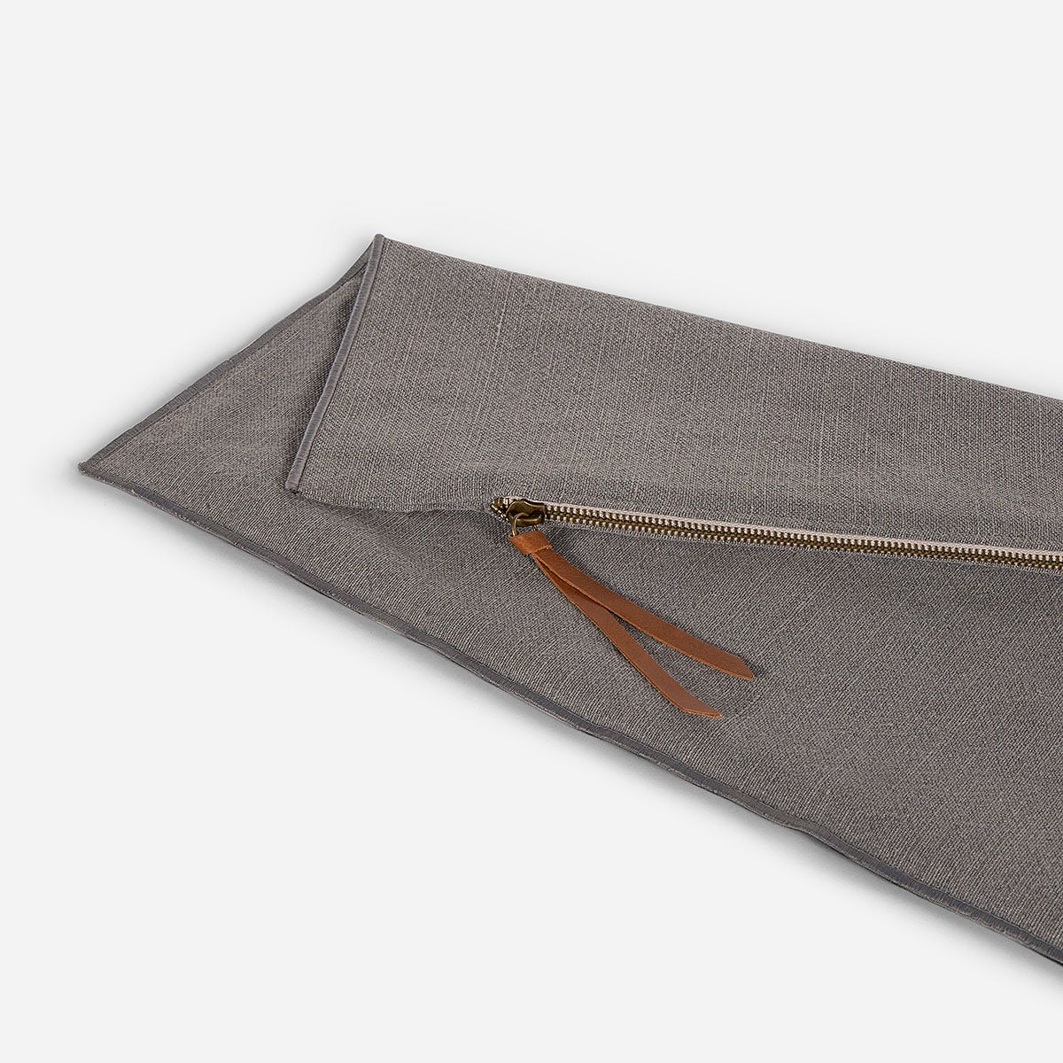 FUNDA DE COJIN AMBIENTE LINO-ALGODON 60 X 40 CM GRIS - 2