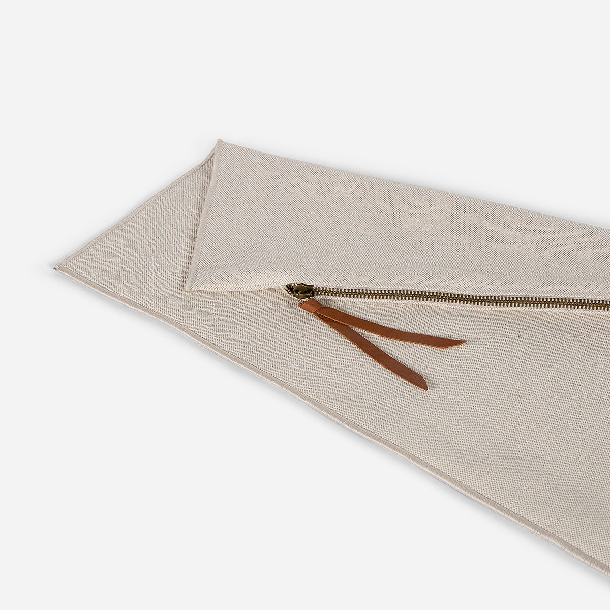 FUNDA DE COJIN AMBIENTE LINO-ALGODON 60 X 40 CM ARENA - 2
