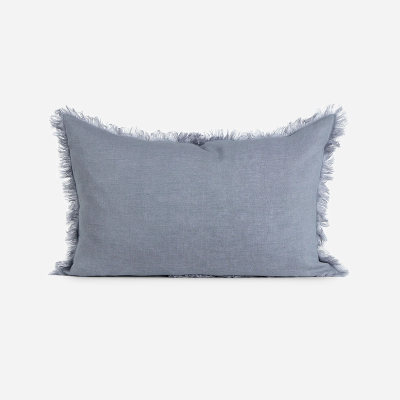 FUNDA DE COJIN LINO COSTA 60 X 40 CM STONE - 1