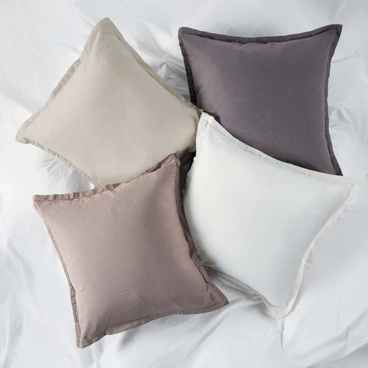 COJIN PURE LINO-ALGODON 65 X 65 CM ARENA - 4