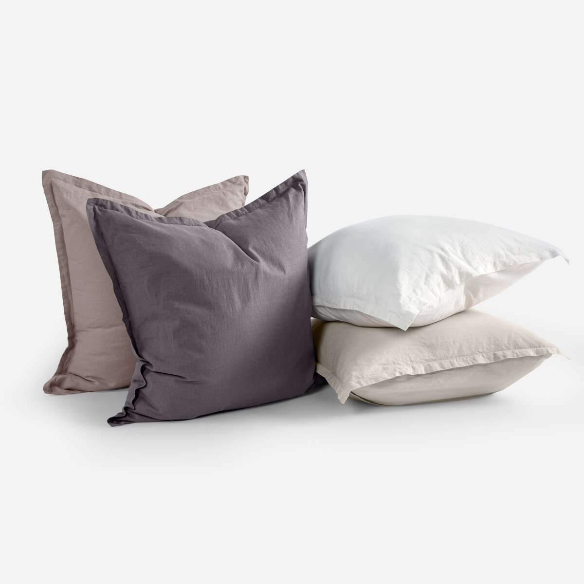 COJIN PURE LINO-ALGODON 65 X 65 CM ARENA - 5