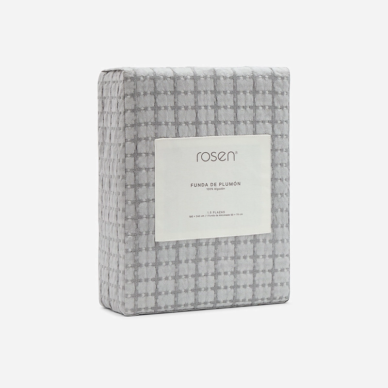 FUNDA DE PLUMON ALGODON BELISA 1.5 PLAZAS - 5