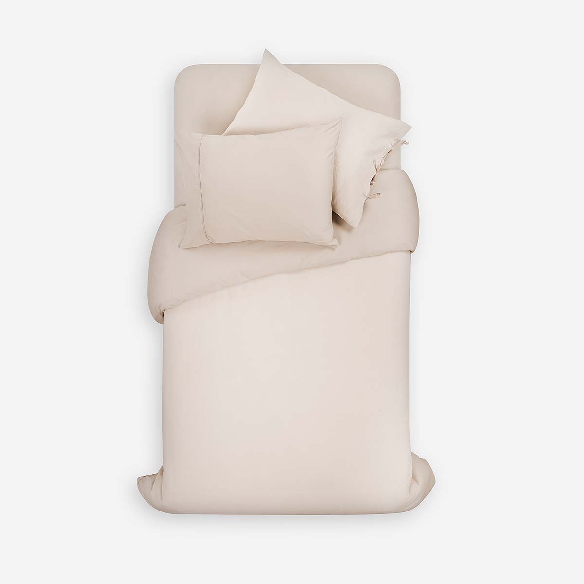 SET FUNDA DE PLUMON + SABANA INFERIOR PURE ARENA 1.5 PLAZAS - 2