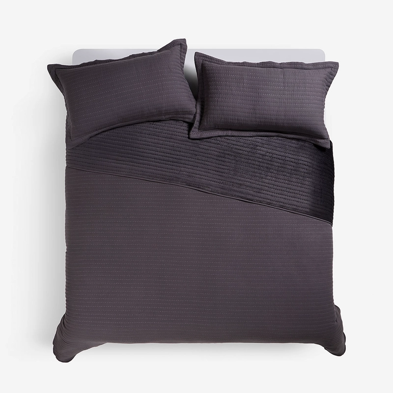 COBERTOR FLANNEL SUPERSOFT GRAFITO 2 PLAZAS - 2