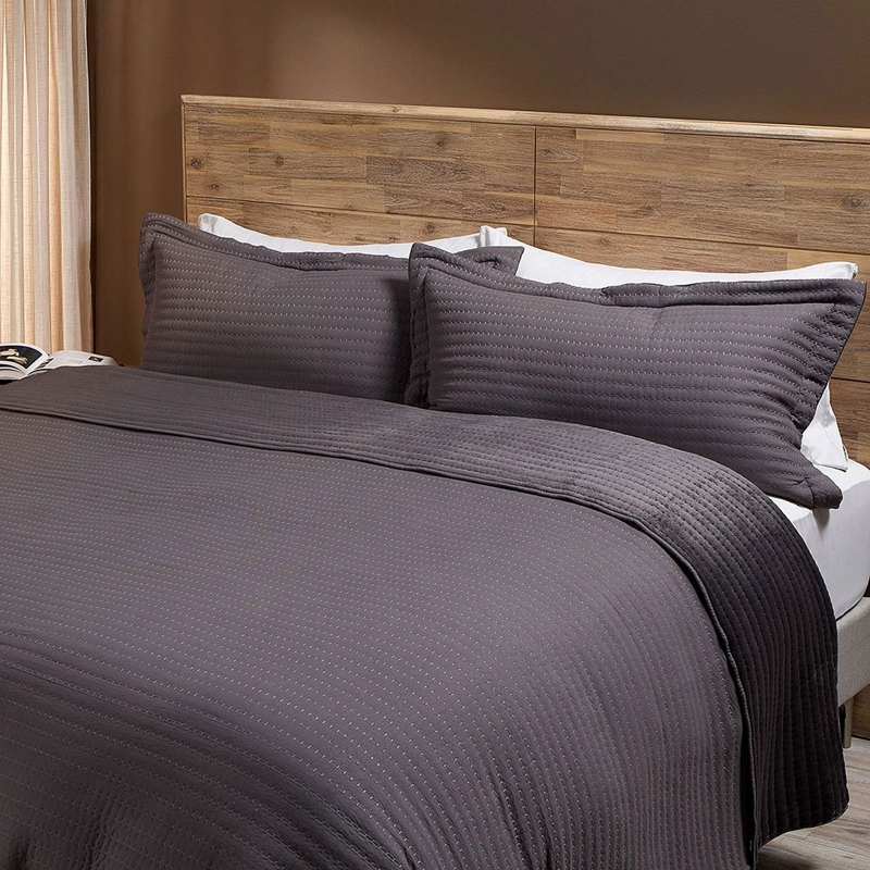 COBERTOR FLANNEL SUPERSOFT GRAFITO 2 PLAZAS - 3
