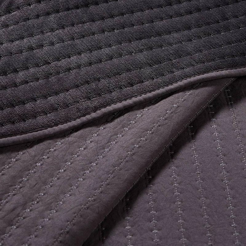 COBERTOR FLANNEL SUPERSOFT GRAFITO 2 PLAZAS - 4