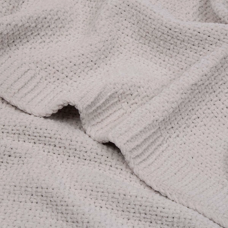 MANTA NEW CHENILLE PERLA 130X170 CM - 2