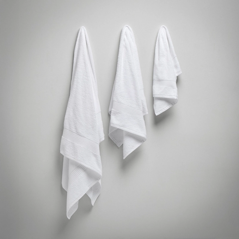 TOALLA DE MANO LISA BASIC 500 GRAMOS BLANCO - 2