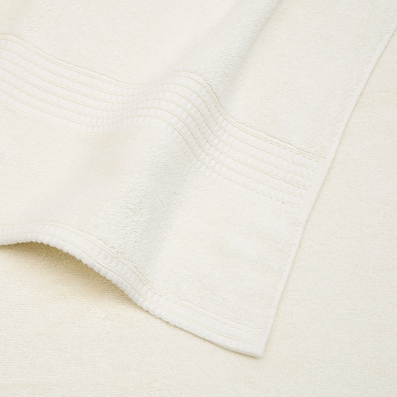 TOALLA DE BAÑO LISA BASIC 500 GRAMOS CREMA - 3