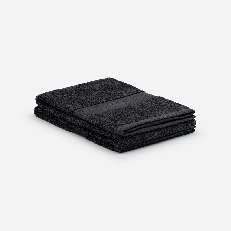 TOALLA DE BAÑO LISA BASIC 500 GRAMOS CHARCOAL - 2