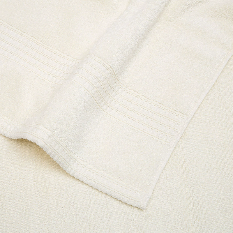 TOALLA DE MANO LISA BASIC 500 GRAMOS CREMA - 3