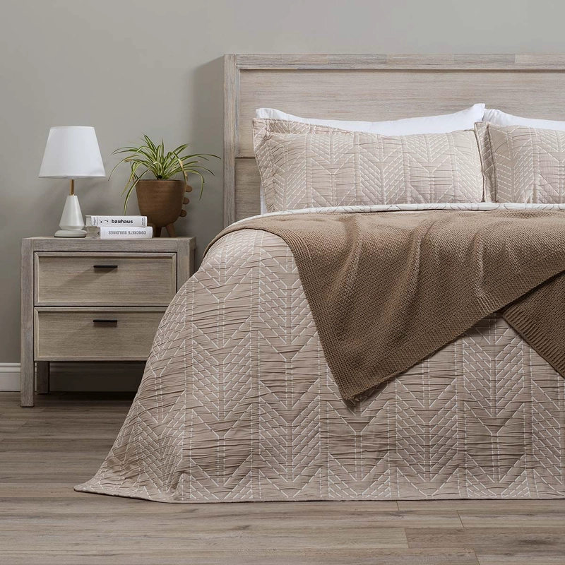 MANTA NEW CHENILLE BEIGE 130X170 CM - 1