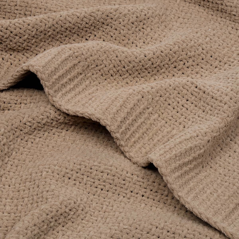 MANTA NEW CHENILLE BEIGE 130X170 CM - 2