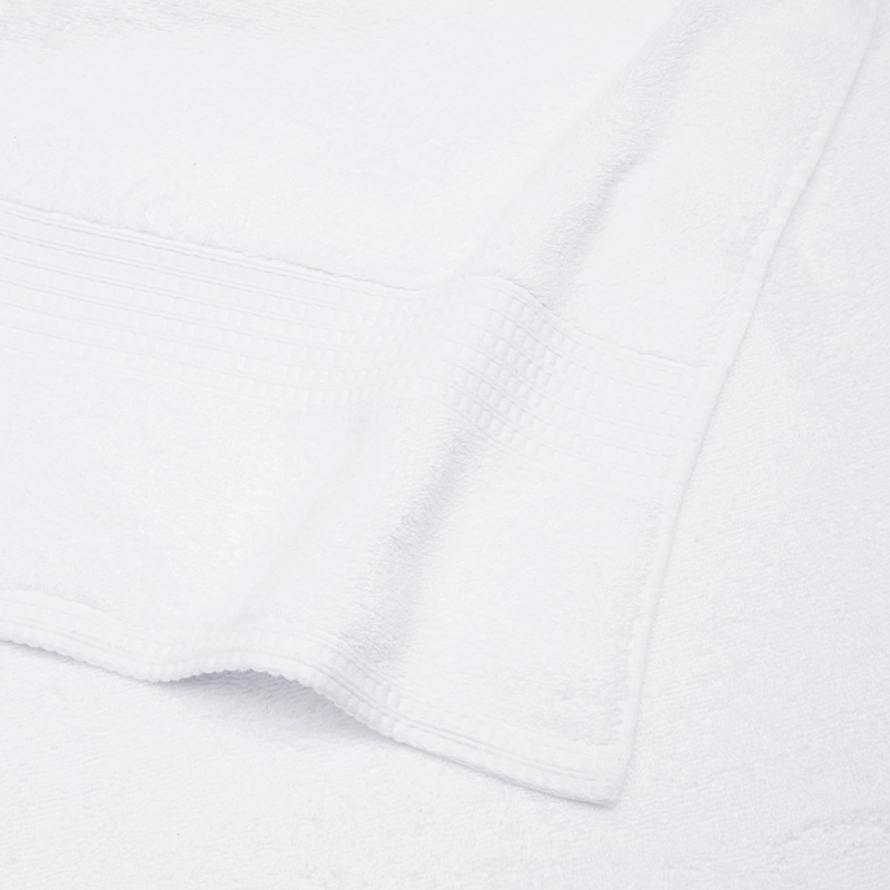 TOALLA DE BAÑO LISA BASIC 500 GRAMOS BLANCO - 3