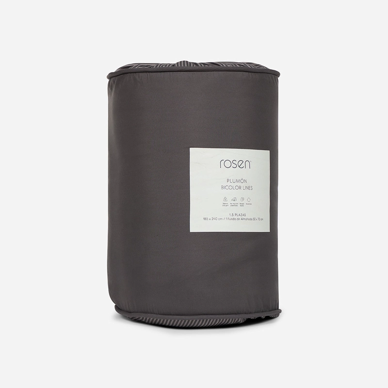 PLUMON BICOLOR LINES CHARCOAL 1 PLAZA - 6