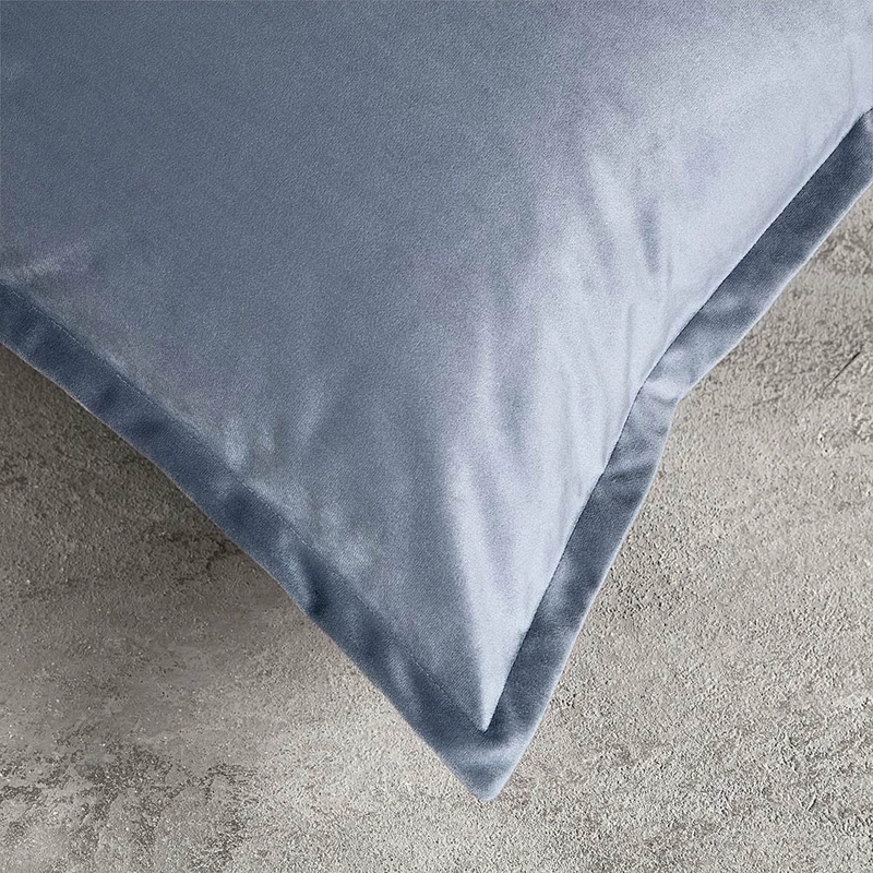 FUNDA DE COJIN SERGIO ARIAS VELVET GRIS 50X50 CM - 3