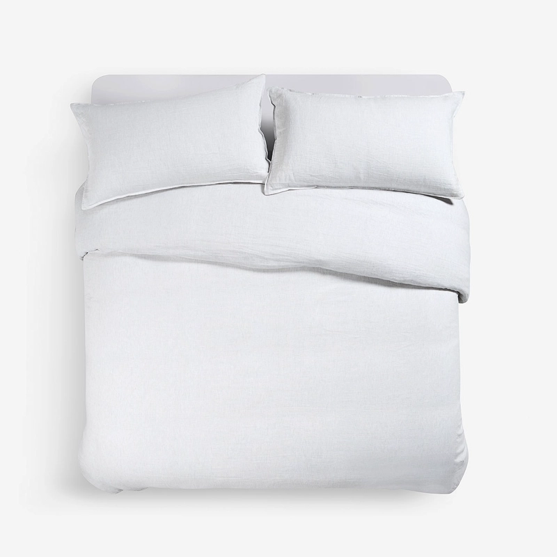 FUNDA DE PLUMON NATURAL FILL GRIS SUPER KING - 2