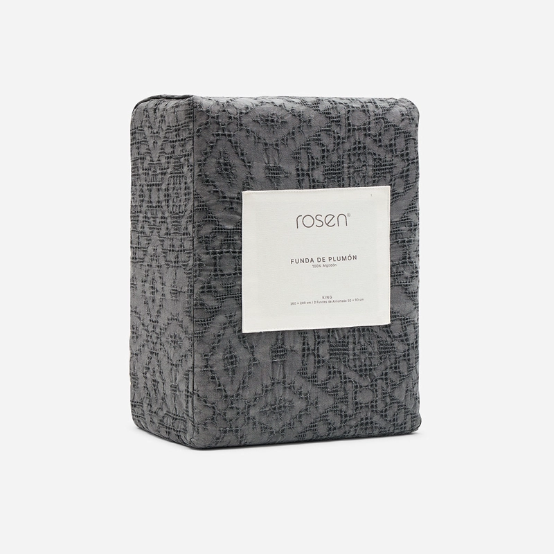 FUNDA DE PLUMON ALGODON BECKETT 2 PLAZAS - 5
