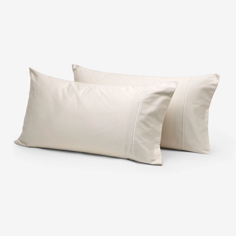FUNDA DE ALMOHADA 300 HILOS NATURAL 50X90 CM - 1