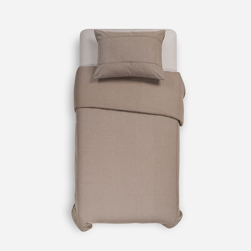 FUNDA PLUMON UNICOLOR MOKKA 1.5 PLAZAS - 2