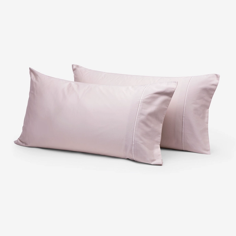 FUNDA DE ALMOHADA 200 HILOS MALVA 50X90 CM - 1