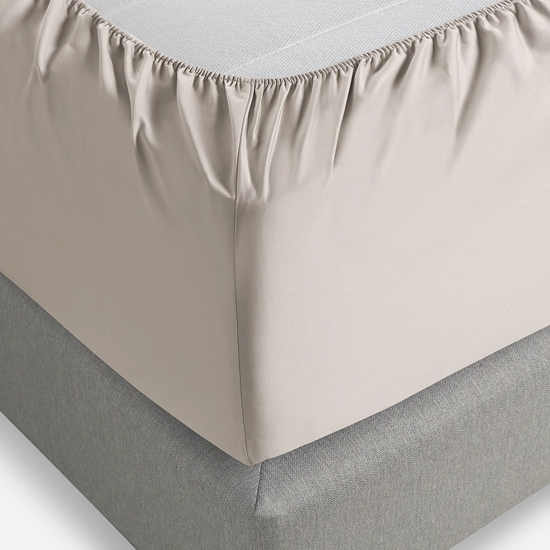 SABANA 800 HILOS NATURAL 2 PLAZAS - 4