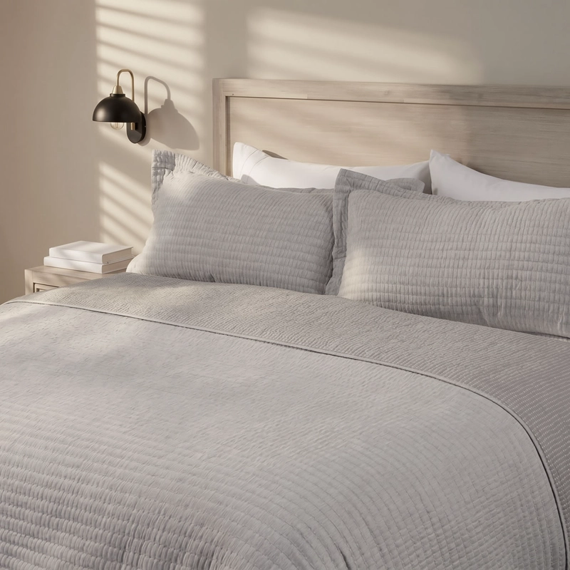 COBERTOR SUPERSOFT STONE MELANGE SUPER KING - 2