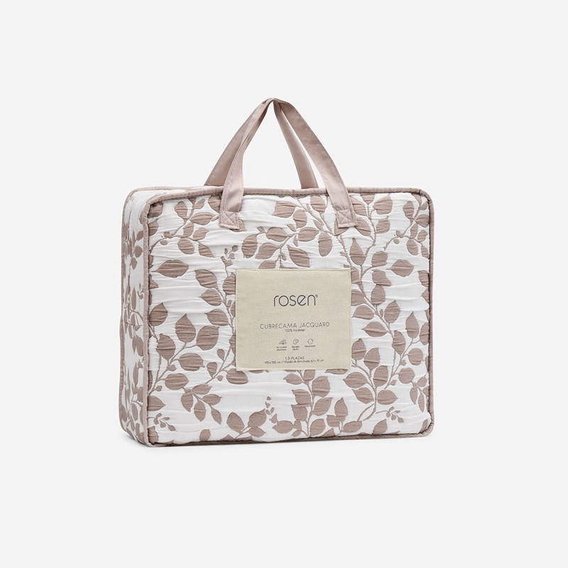 COBERTOR JACQUARD DALIA 1.5 PLAZAS - 5