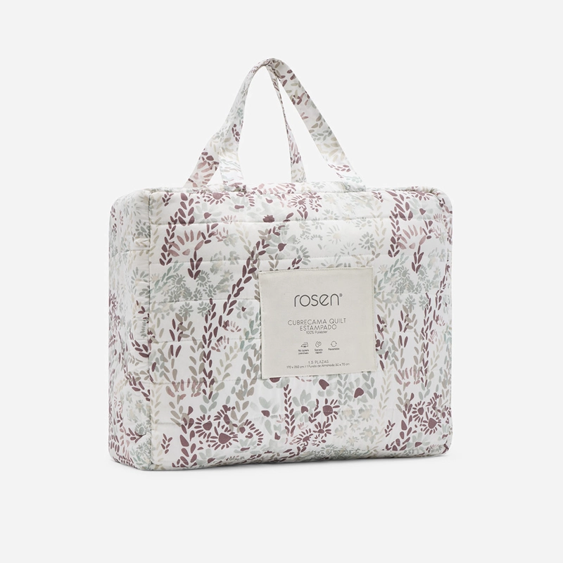 COBERTOR ESTAMPADO ELISA 1.5 PLAZAS - 5