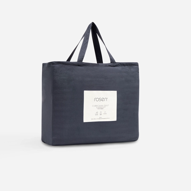 COBERTOR SUPERSOFT NEW AZUL KING - 5