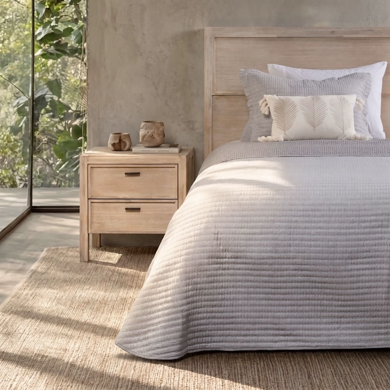 COBERTOR SUPERSOFT STONE MELANGE 1.5 PLAZAS - 1