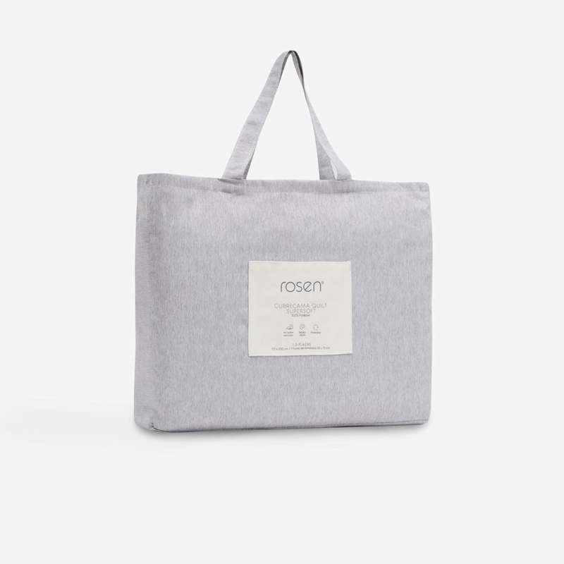 COBERTOR SUPERSOFT STONE MELANGE 1.5 PLAZAS - 5