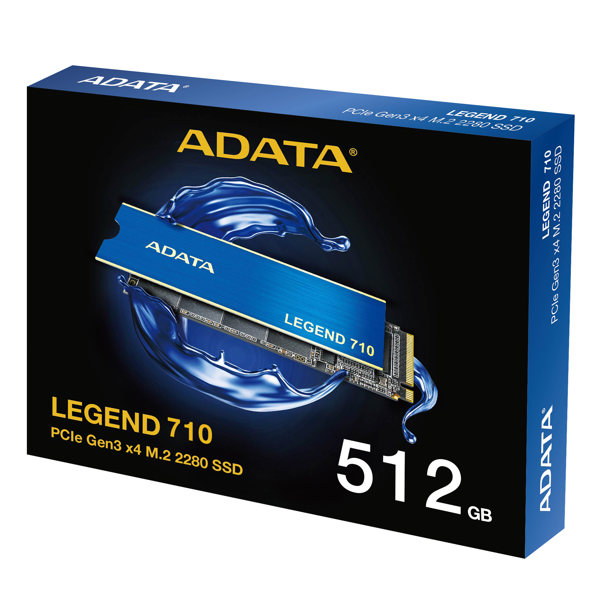 UNIDAD SSD ADATA LEGEND 710, 512GB, PCIE GEN3 X4 M.2 2280 - 1