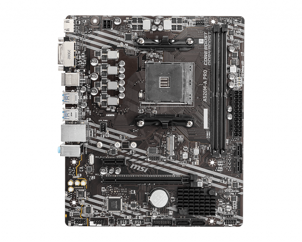 PLACA MADRE MSI A520M-A PRO SOCKET AM4 2XDDR4 1XM.2 MICRO-ATX - 2