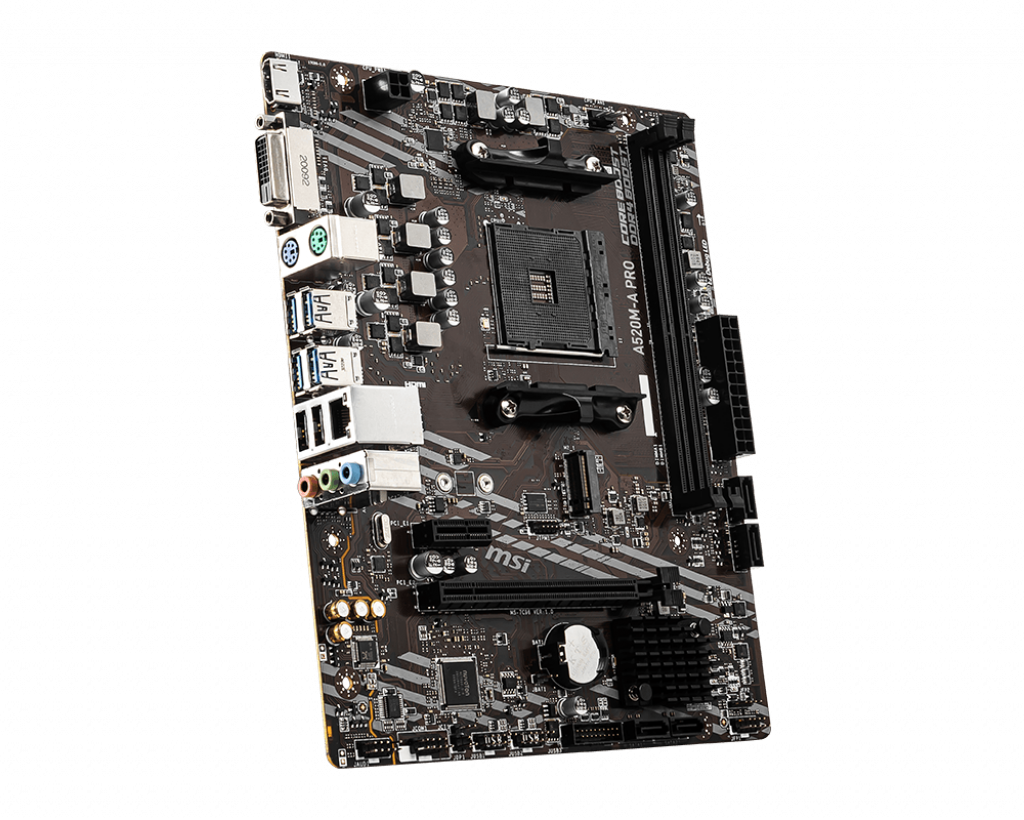 PLACA MADRE MSI A520M-A PRO SOCKET AM4 2XDDR4 1XM.2 MICRO-ATX - 4