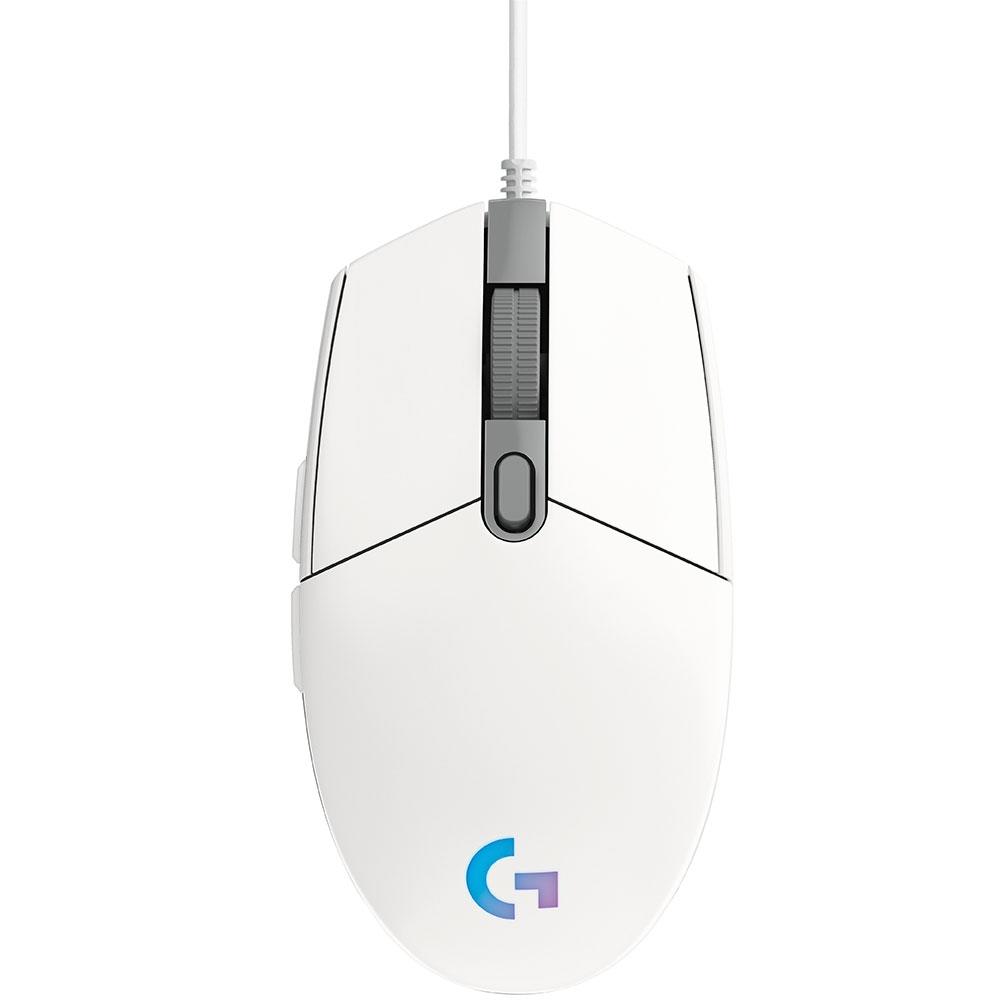 MOUSE LOGITECH G GAMER 203 RGB LIGHTSYNC, 6 BOTONES PROGRAMABLES, 8.000 DPI, WHITE 910-005794 - 2