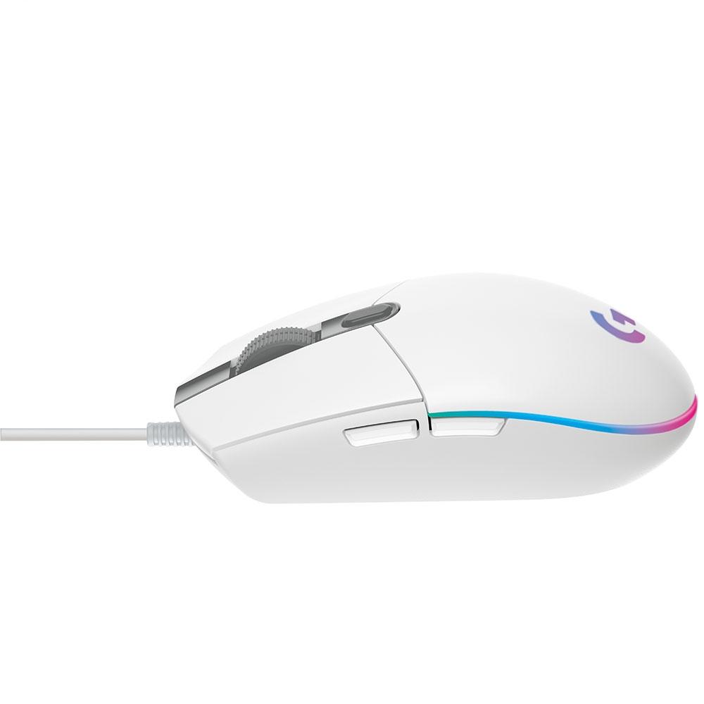 MOUSE LOGITECH G GAMER 203 RGB LIGHTSYNC, 6 BOTONES PROGRAMABLES, 8.000 DPI, WHITE 910-005794 - 3