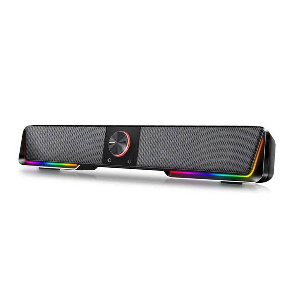 SOUNDBAR BLUETOOTH REDRAGON GS570 GAMER DARKNETS STEREO RGB 5.0 + 35MM - 1