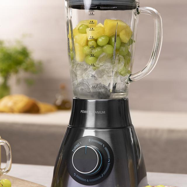 BATIDORA DE VASO CECOTEC POWER BLACK TITANIUM 1500 PERFECTMIX - 1500W, 1.8L - 3