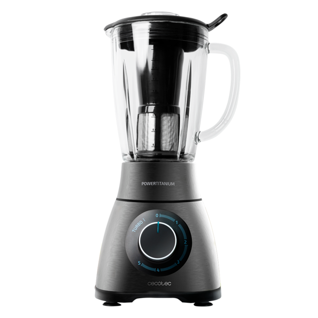 BATIDORA DE VASO CECOTEC POWER BLACK TITANIUM 1500 PERFECTMIX - 1500W, 1.8L - 6