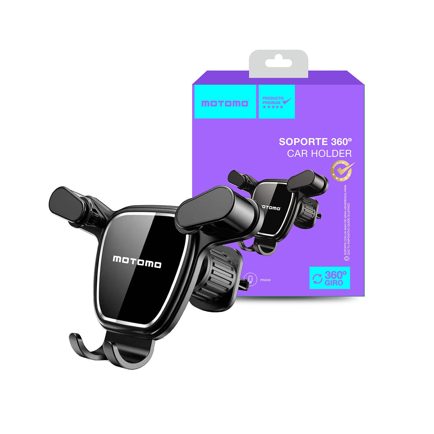 SOPORTE MOTOMO CELULAR AUTO SOPAUT02 ANDROID IOS - 1